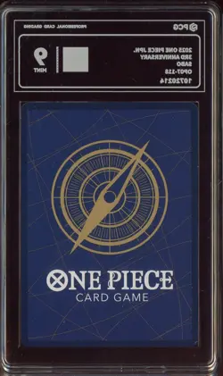 2025 One Piece Japanese 3rd Anniversary OP07-118 Sabo PCG 9 MINT - Image 2
