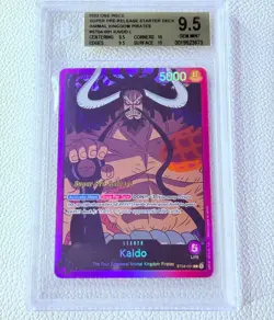 2022 One Piece KAIDO SUPER PRE-RELEASE ST04-001 ENGLISH ANIMAL KINGDOM PIRATES - Image 1