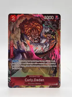 Curly.Dadan OP02-005 SEC Foil Best Selection Promo One Piece Bandai TCG CCG - Image 1