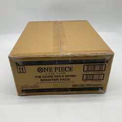 One Piece OP14-EB04 The Azure Sea's Seven English 12 Booster Box Case Sealed - Image 1