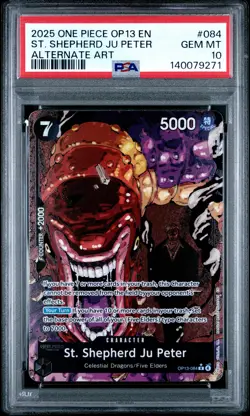 2025 ONE PIECE CARRYING ON HIS WILL ALT ART #084 ST. SHEPHERD JU PETER PSA 10 - Image 1