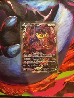 Pokemon TCG Zamazenta v Crown Zenith Galarian Gallery Card GG54/GG70 Near Mint - Image 1