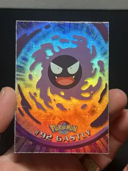 Topps Pokemon TV Animation Edition Series 2 Rainbow Foil #92 Gastly - Image 1