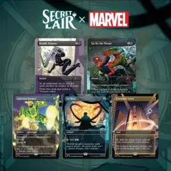 MTG Secret Lair x Marvel's Spider-Man: Villainous Plots (Non Foil) *New Sealed* - Image 1