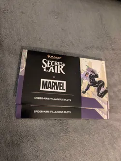 MTG Secret Lair x Marvel's Spider Man: Villainous Plots [NON-FOIL] (SEALED) - Image 1