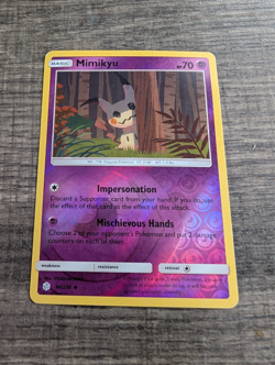 Mimikyu 96/236 Sm-Cosmic Eclipse Reverse Holo - Pokemon Card - Image 2