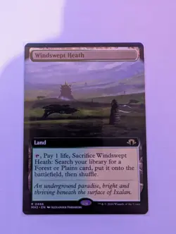 MTG English Windswept Heath (Extended Art) NM Normal Modern Horizons 3 - Image 1