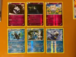 Oshawott 39/149 Boundaries Crossed Reverse Holo+6 Card Lot - Image 1