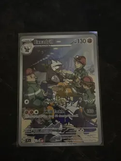 Pokemon TCG Excadrill Card 174/162 IR SV05: Temporal Forces 2024 NM Condition - Image 1