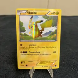 Pikachu - 115/114 - Black & White Base Set Secret Rare - Pokemon Card TCG - Image 1