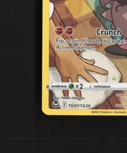 Rockruff TG07/TG30 Silver Tempest Full Art Ultra Rare Holo Pokemon Card NM - Image 5