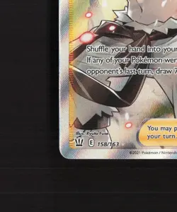 Bruno 158/163 Battle Styles Full Art Ultra Rare Holo Pokemon Card NM - Image 5