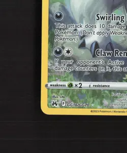 Absol GG16/GG70 Crown Zenith Full Art Ultra Rare Holo Pokemon Card NM - Image 5