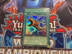The Flute of Summoning Dragon SDK-042 1st Super Rare HP Yugioh Card - Image 1