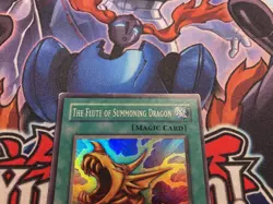 The Flute of Summoning Dragon SDK-042 1st Super Rare HP Yugioh Card - Image 3
