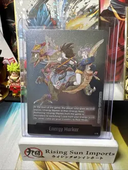 Energy Marker E-72 Silver Manga Booster 02 Dragon Ball Card English - Image 1