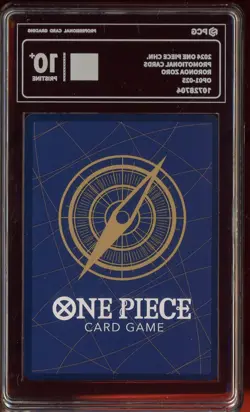 2024 One Piece Chinese Promotional Cards OP01-025 Roronoa Zoro PCG 10 PRISTINE - Image 2
