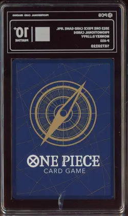 2023 One Piece Japanese Promotional Cards P-033 Monkey D. Luffy PCG 10 PRISTINE - Image 2