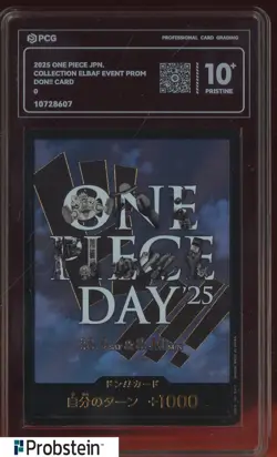 2025 One Piece Japanese Collection Elbaf Event Promo Don!! Card PCG 10 PRISTINE - Image 1