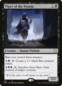 Piper of the Swarm - Adventures in the Forgotten Realms Commander - MTG - Image 1
