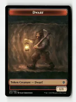 Dwarf Token Throne of Eldraine Regular - Image 1