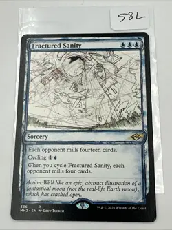 x1 Fractured Sanity Regular Showcase R MTG Modern Horizons 2 LP English 336 - Image 2
