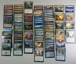 Magic 100 Cmdr Deck Sliver Hivelord 5 Color Indestructibe Board Wipes RTP MTG - Image 1