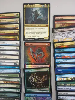 Magic 100 Cmdr Deck Sliver Hivelord 5 Color Indestructibe Board Wipes RTP MTG - Image 2