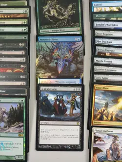 Magic 100 Cmdr Deck Sliver Hivelord 5 Color Indestructibe Board Wipes RTP MTG - Image 4