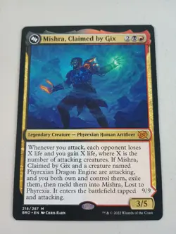 1x Mishra, Claimed by Gix - The Brothers' War - Near Mint, English - MTG! - Image 1