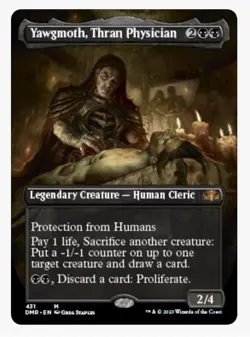 Yawgmoth, Thran Physician (Borderless) Dominaria Remastered Regular - Image 1