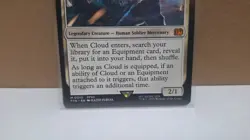 MTG - Cloud, Midgar Mercenary - Legendary Creature - FIN #10 - Mythic - NM - Image 2