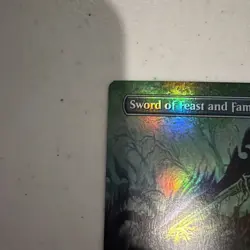 Sword of Feast and Famine (Borderless) Double Masters Foil - Image 4