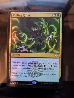 MtG - Culling Ritual - Strixhaven - (Foil 172) - Image 1