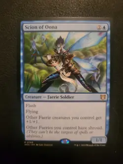 MTG Scion of Oona EX/NM WOC 109 Wilds Of Eldraine Commander - Image 1