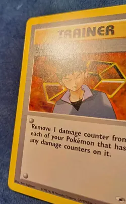 Brock 98/132 Gym Challenge Heroes Pokemon Wizards Of The Coast Rare Nm - Image 2