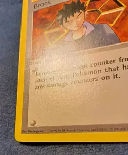 Brock 98/132 Gym Challenge Heroes Pokemon Wizards Of The Coast Rare Nm - Image 4