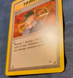 Brock 98/132 Gym Challenge Heroes Pokemon Wizards Of The Coast Rare Nm - Image 5