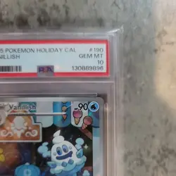 2025 POKEMON HOLIDAY CALENDAR #190 VANILLISH PSA 10 Snowflake Stamp - Image 3