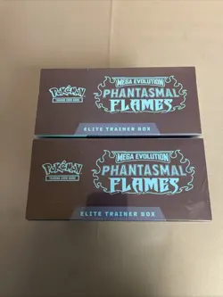 Pokemon TCG Phantasmal Flames Sealed ETB Elite Trainer Box Lot Of 2 Brand New - Image 2
