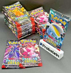 Pokemon TCG Paldean Fates Scarlet & Violet Booster Pack Lot Of 30 SEALED PACKS - Image 1
