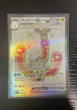 Wugtrio ex 190/162 Temporal Forces Full Art Ultra Rare NM Pokemon TCG - Image 1