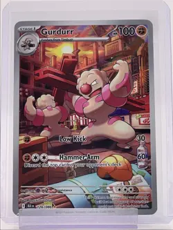 GURDURR 2025 POKEMON BLACK BOLT ILLUSTRATION RARE FULL ART 126/086 Q4339 - Image 1