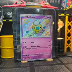 Drifloon Shiny Paldean Fates Ultra Rare Pokemon TCG 155/091 Scarlet & Violet - Image 3