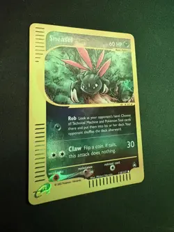 Sneasel 110/147 Aquapolis Reverse Holo Pokemon TCG E Reader WOTC NM - Image 2