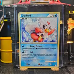 Delibird HeartGold & SoulSilver Pokemon TCG 39/123 Uncommon - Image 1