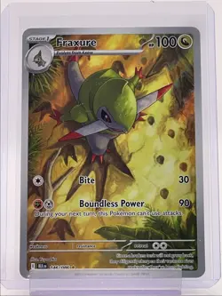 FRAXURE 2025 POKEMON BLACK BOLT ILLUSTRATION ULTRA RARE /146/086 Q4339 - Image 1