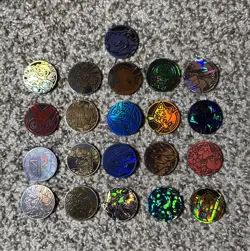 Pokemon TCG Holographic Coins - Lot Of 21x - Lugia & More - Image 2