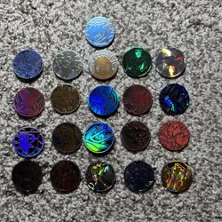 Pokemon TCG Holographic Coins - Lot Of 21x - Lugia & More - Image 3