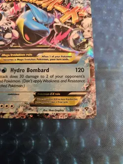 Pokemon M Blastoise EX 30/146 XY Base Set Extended Art Ultra Rare Holo (HP) - Image 2